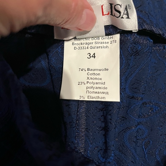 Mona Lisa classic comfortable jaquard trousers - Picture 8 of 10